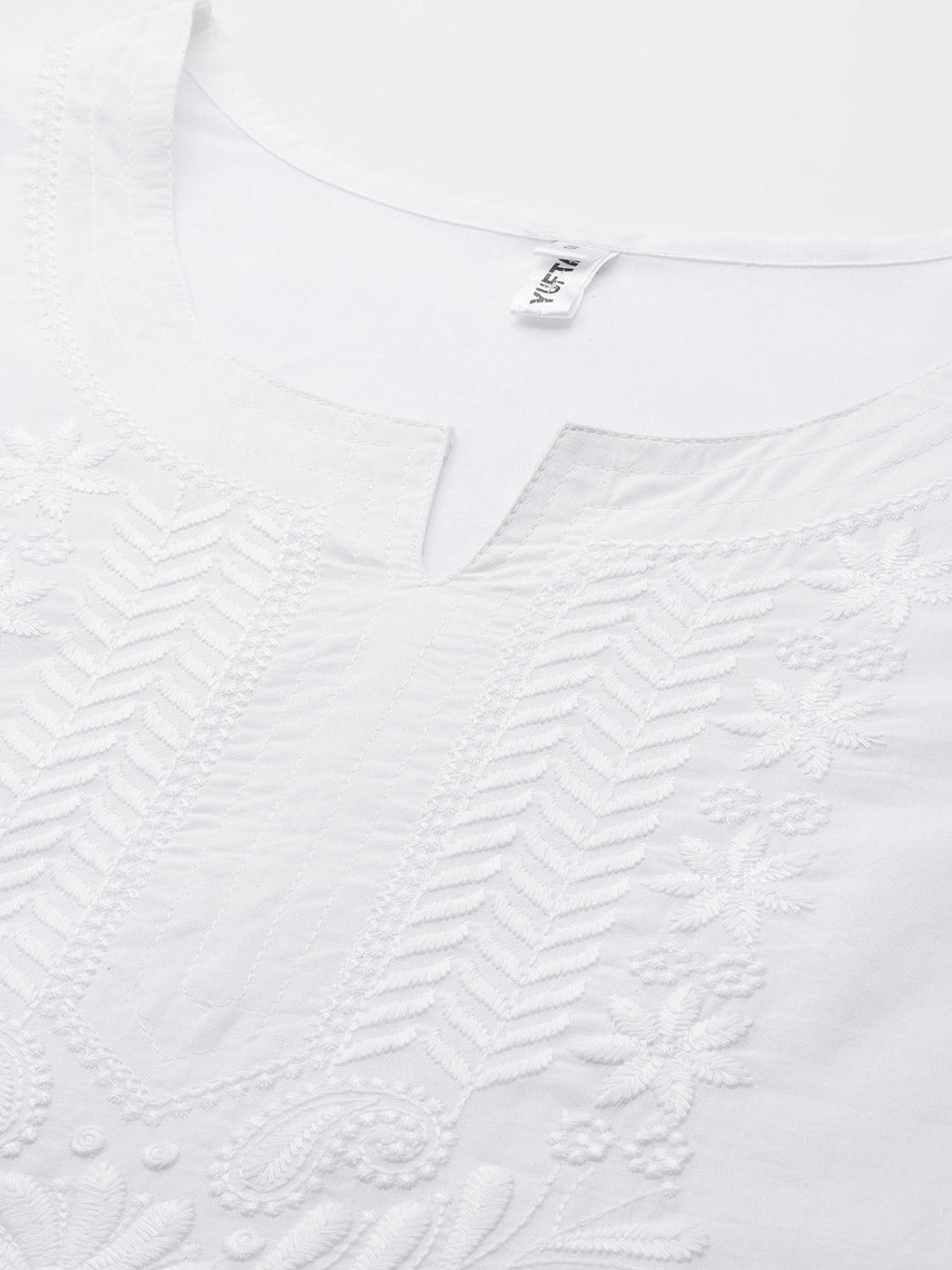 Yufta Embroidered Cotton Kurta