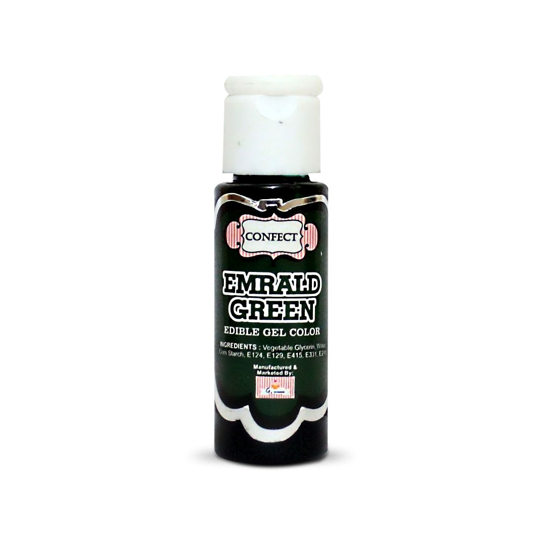 confect emerald green gel color br b 20 gms b