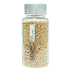 confect english gold disco balls sprinkles 2 mm 120 gms