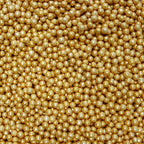 confect english gold disco balls sprinkles 3 mm 120 gms