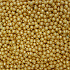 confect english gold disco balls sprinkles 4 mm 120 gms