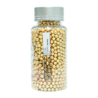 confect english gold disco balls sprinkles 4 mm 120 gms