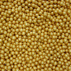 confect english gold disco balls sprinkles 5 mm 120 gms