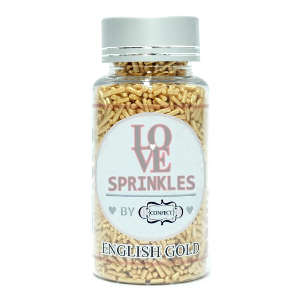 confect english gold vermicelli sprinkles 100 gms