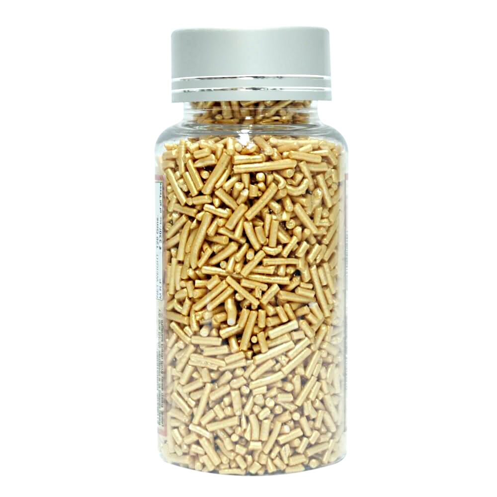 confect english gold vermicelli sprinkles 100 gms