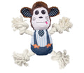 Foodie Puppies Monkey Crinkle Paper Rope Plush Toy for Dogs