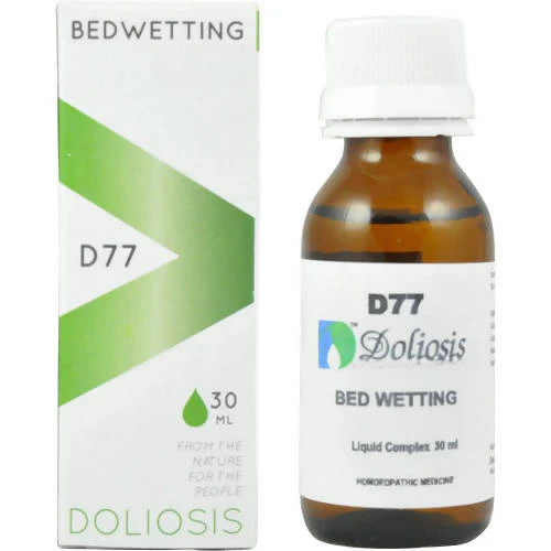 Doliosis Homeopathy D77 Bed Wetting Drops - Distacart