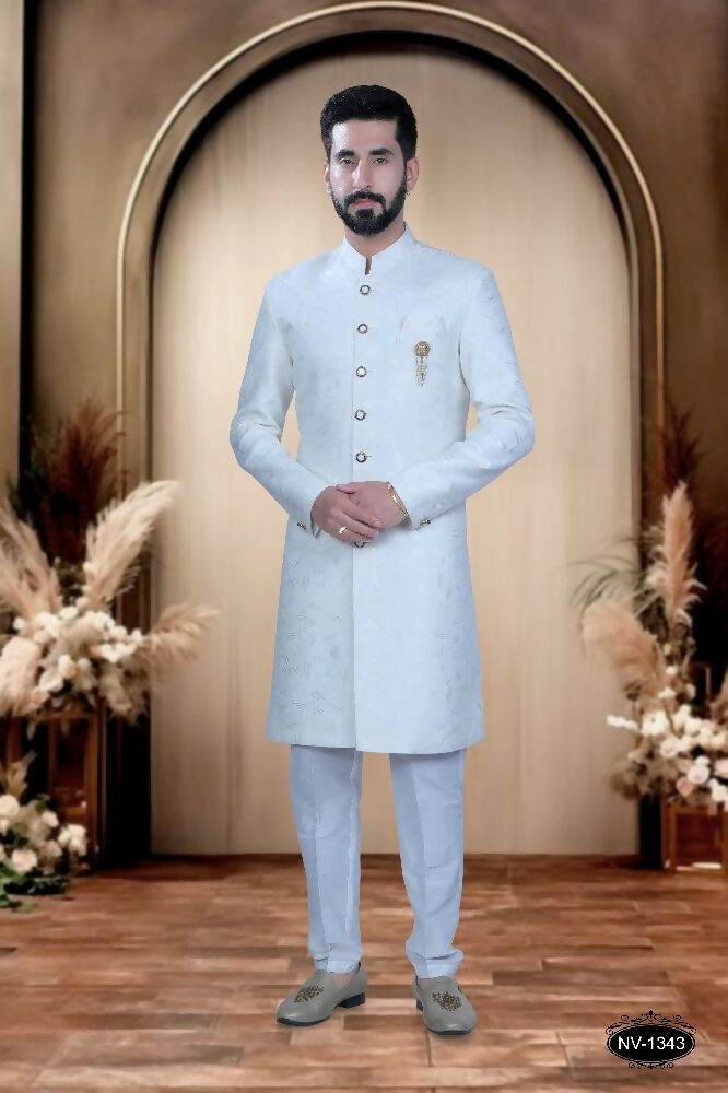Joban Fashion Men's White TR Kurta with Pyjama