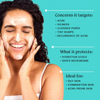 Foxtale 2% Salicylic Acid Acne Control Cleanser For Oily And Acne Prone Skin - Reduces Pimples and Breakouts
