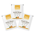 TAC - The Ayurveda Co. Ubtan Serum Sheet Mask | with Sandalwood, Saffron & Turmeric