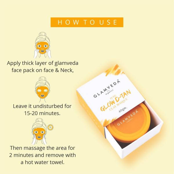 Glamveda Pure Glow D Tan Clay Masque