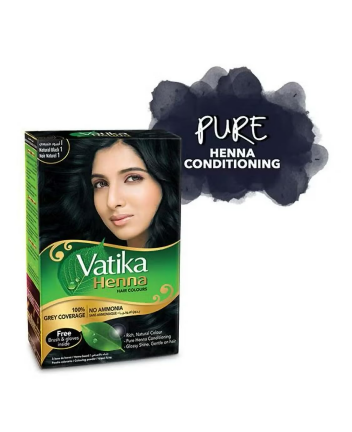 Vatika Dabur Vatika Henna Hair Colour -Jet Black