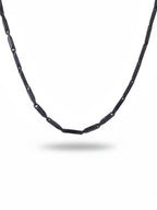 NVR Men's Black Toned Silver plated chain - Distacart