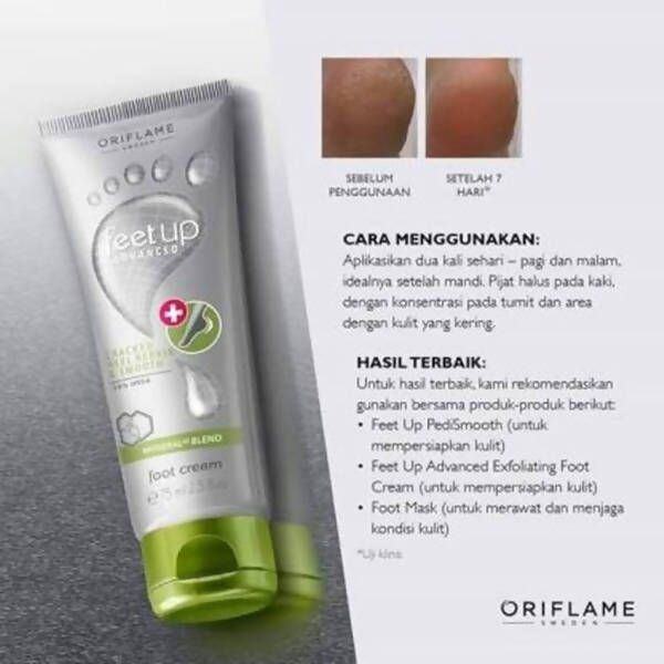 Oriflame Feet Up Advanced Cracked Heel Repair & Smooth Foot Cream