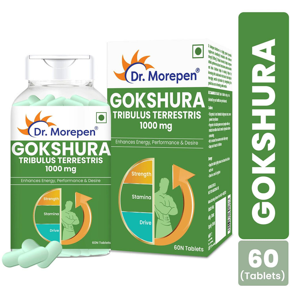 Dr. Morepen Gokshura and Testo Boost Tablets Combo for Men - Distacart