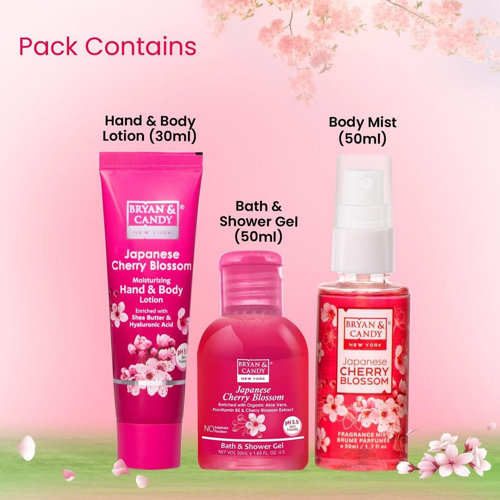 Bryan & Candy Cherry Blossom Bath Kit