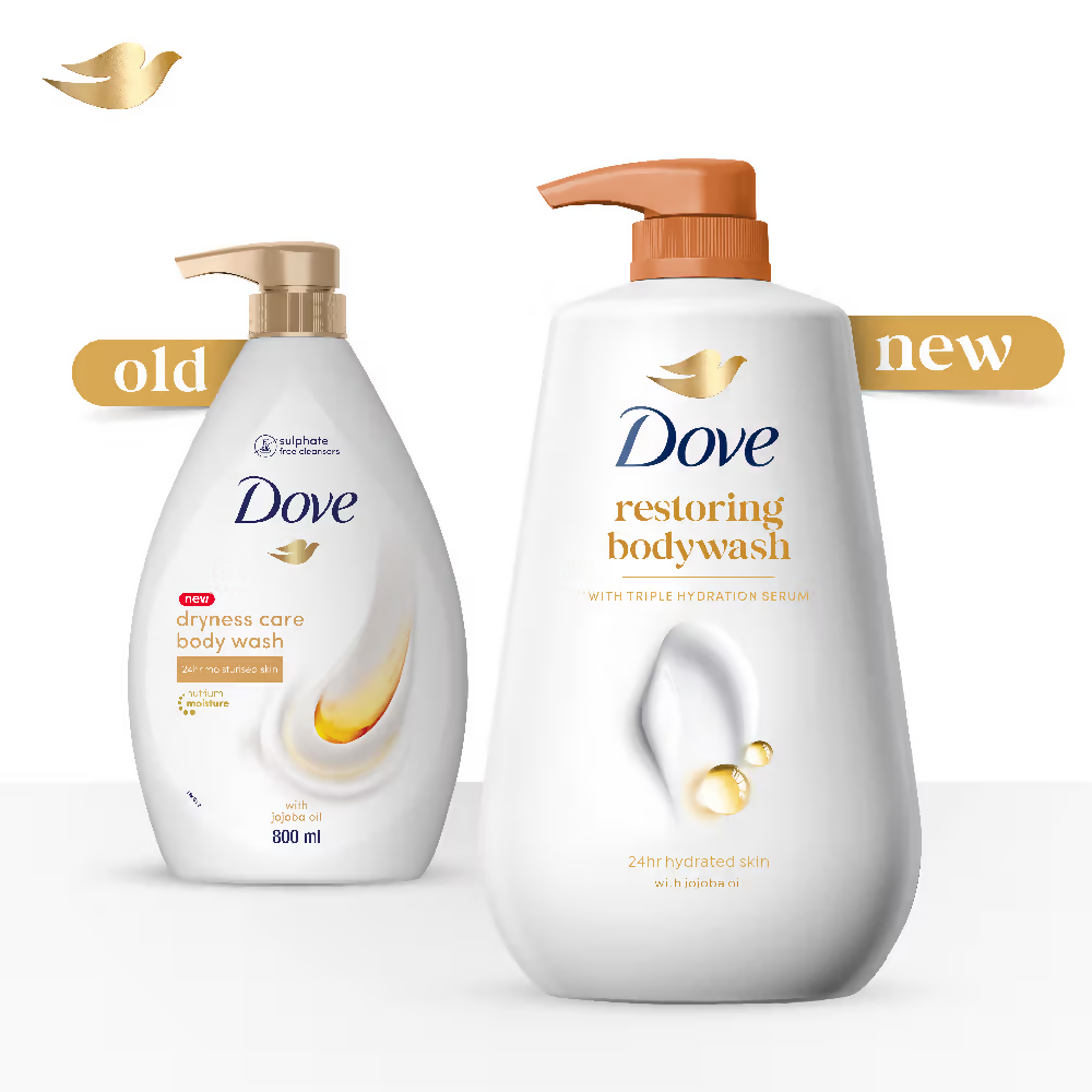 Dove Dryness Care Body Wash With Jojoba Oil