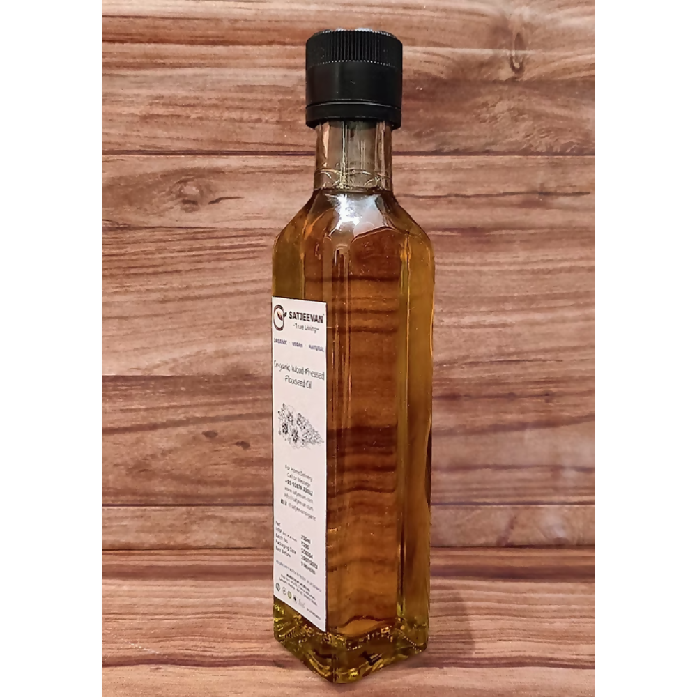 Satjeevan Organic Wood-Pressed Flaxseed Oil