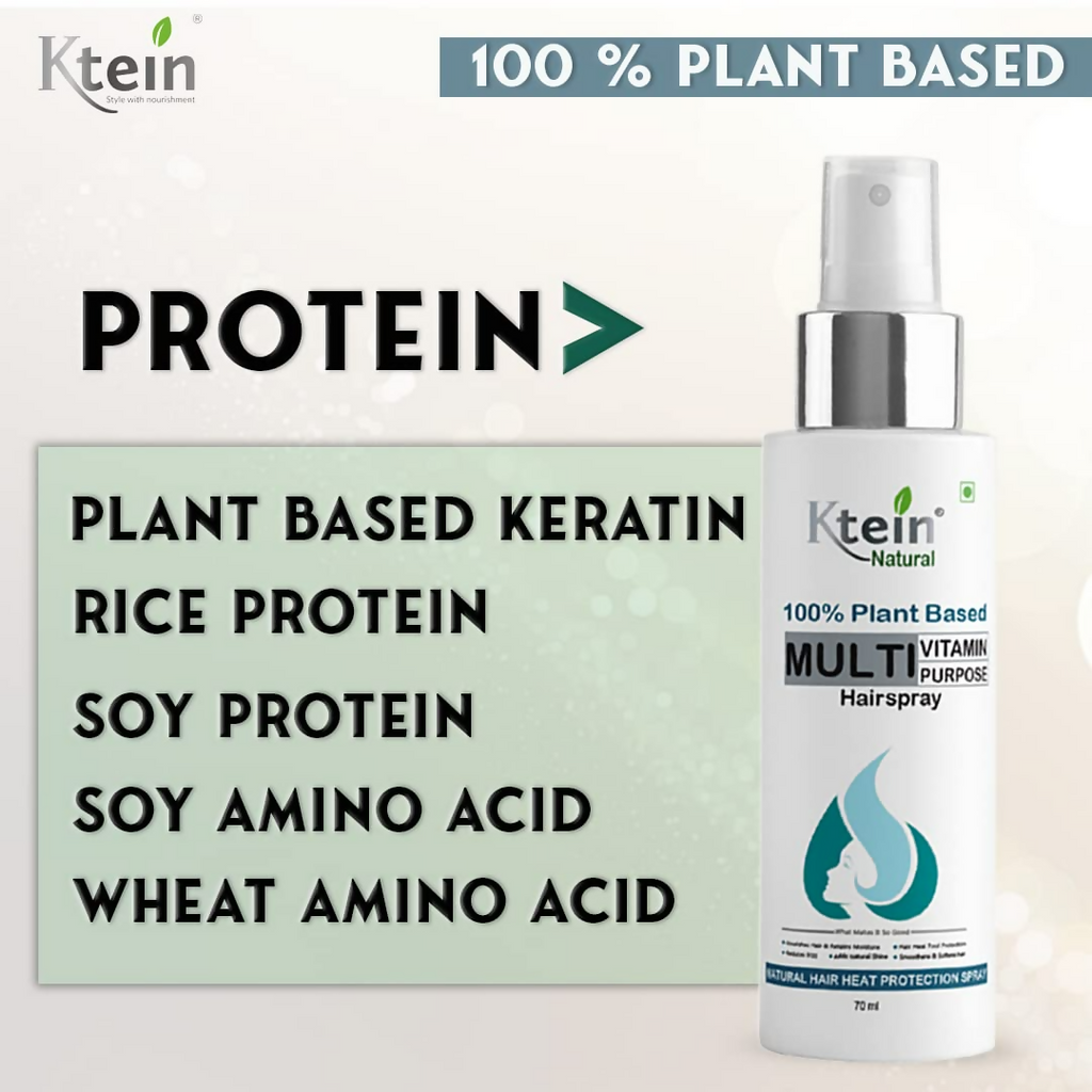 Ktein Natural 100% Plant Based Multi Vitamin Purpose with Deep Nourishment Hairspray For Hair - Distacart