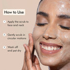 mCaffeine Naked & Raw Coffee Face Scrub with Walnut for Fresh Glow - Distacart