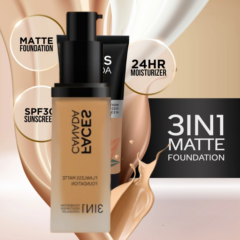 Faces Canada Flawless Matte Foundation - Warm Sand 042