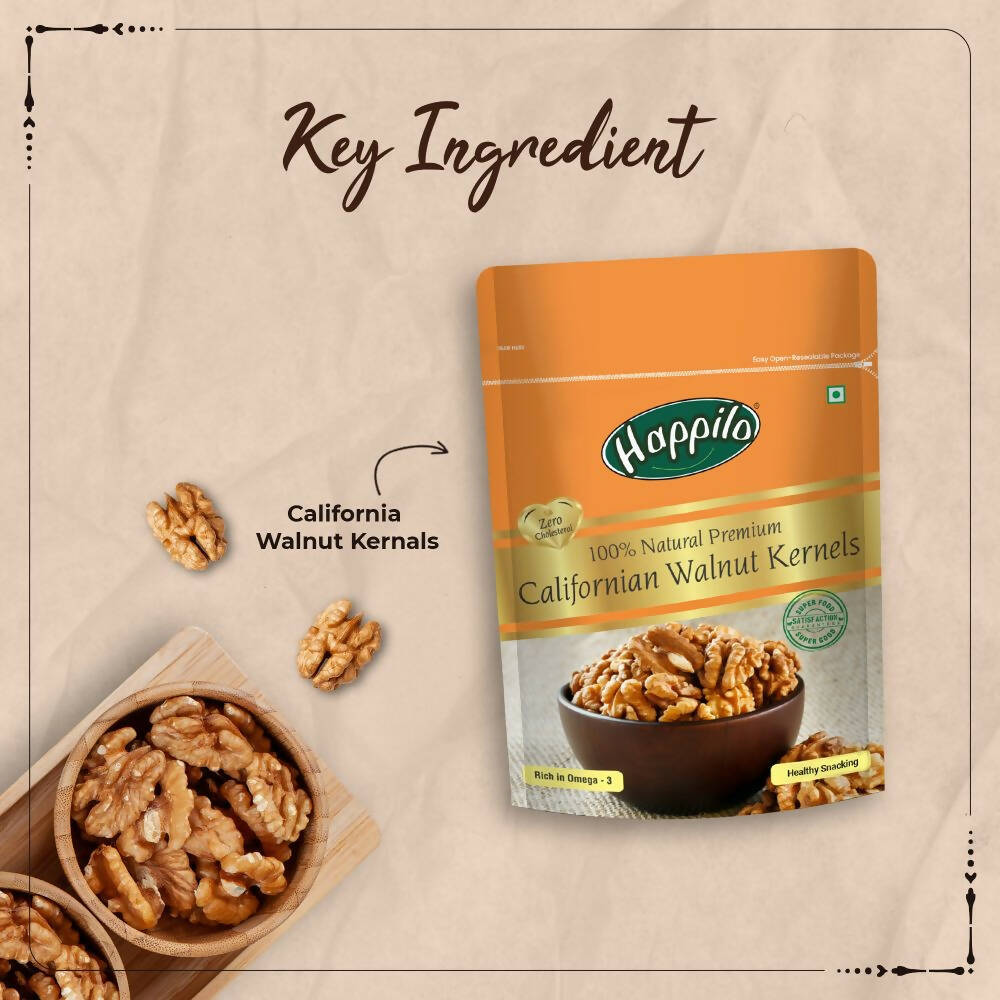 Happilo 100% Natural Californian Walnut Kernels