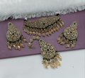 Joban Fashion Green Alloy Choker Set