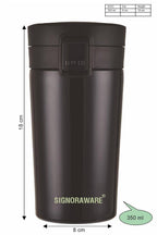 Signoraware Hot Pour Coffeemate Insulated Mug Tumbler - 350 ml (Black)