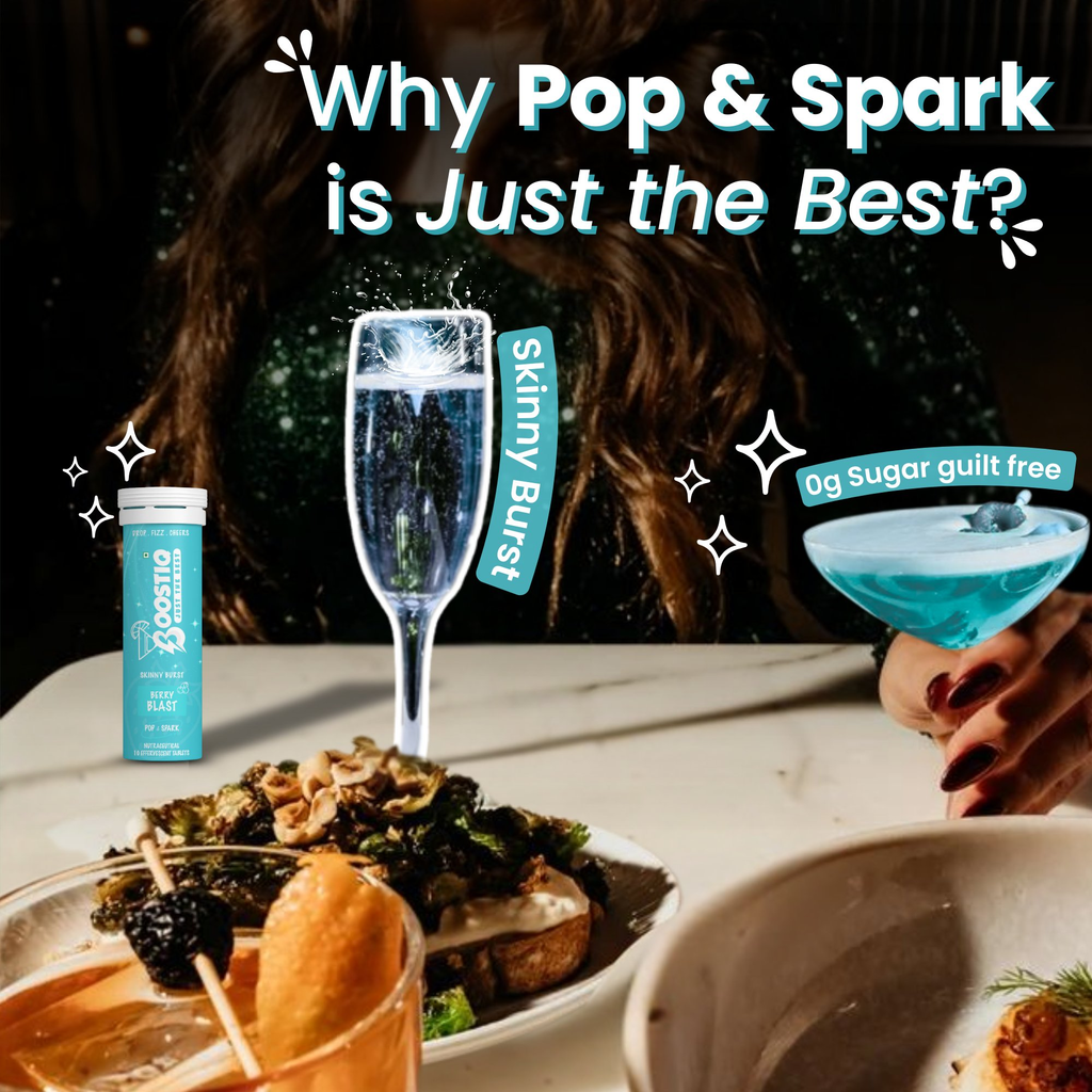 BOOSTIQ Pop & Spark Effervescent Tablets - Berry Blast