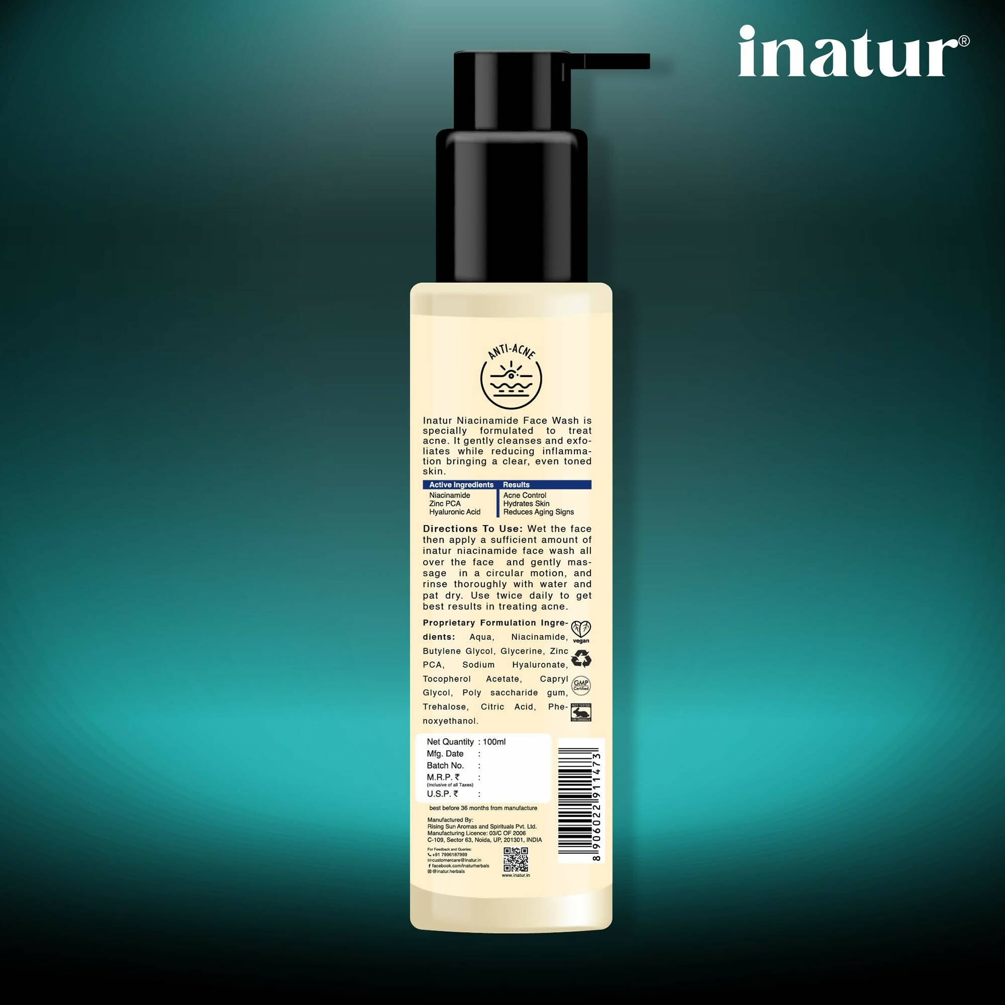 Inatur Niacinamide Face Wash