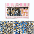 confect king of the grill sprinkles black blue white sprinkles mix celebration sprinkles assorted pack of 5 edible sprinkles