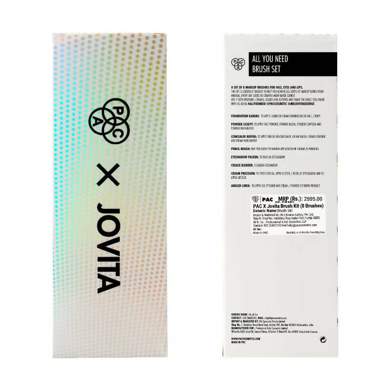 PAC X Jovita All You Need Brush Kit
