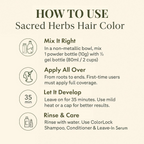 Sacred Herbs Ammonia & PPd Free Natural Organic Gel Dark Brown Hair Color For Men & Women - Distacart