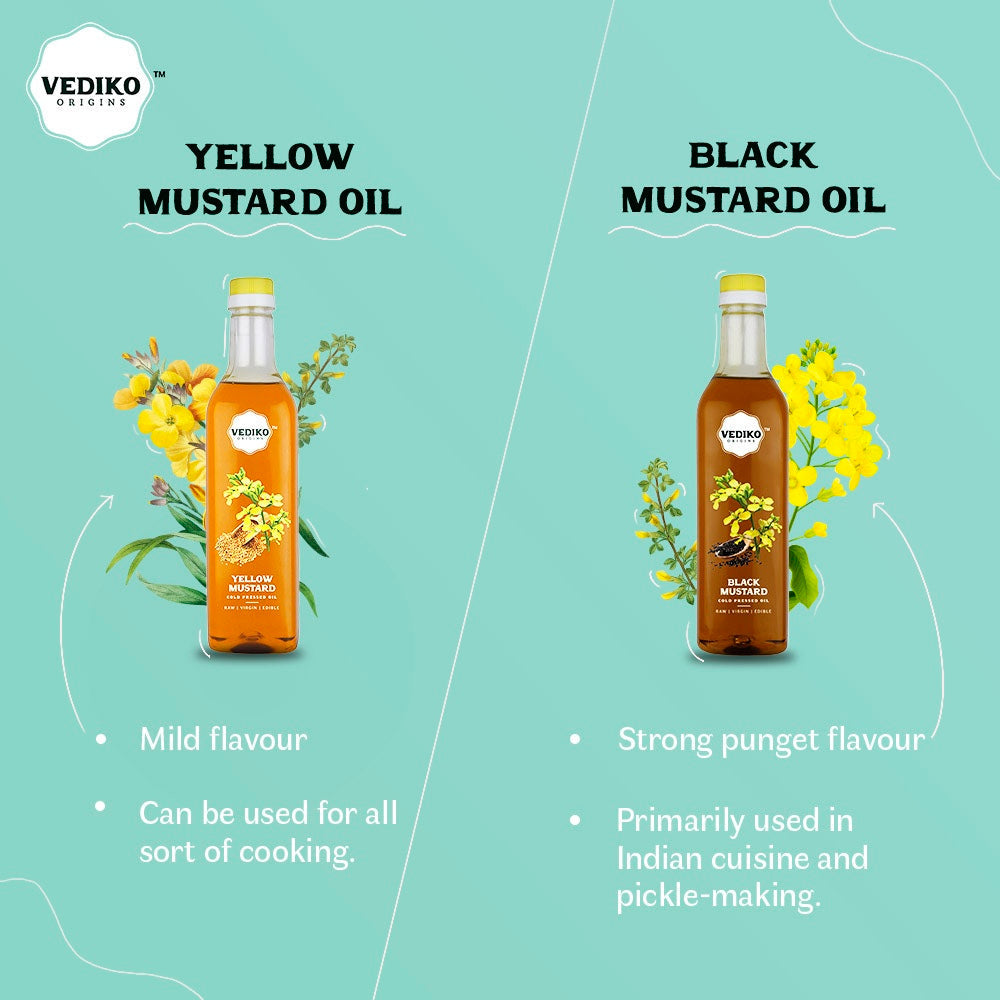 Vediko Origins Yellow Mustard Oil - Distacart