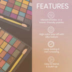 Colors Queen Quick & Easy Eyeshadow Multicolor - 02