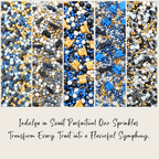 confect king of the grill sprinkles black blue white sprinkles mix celebration sprinkles assorted pack of 5 edible sprinkles