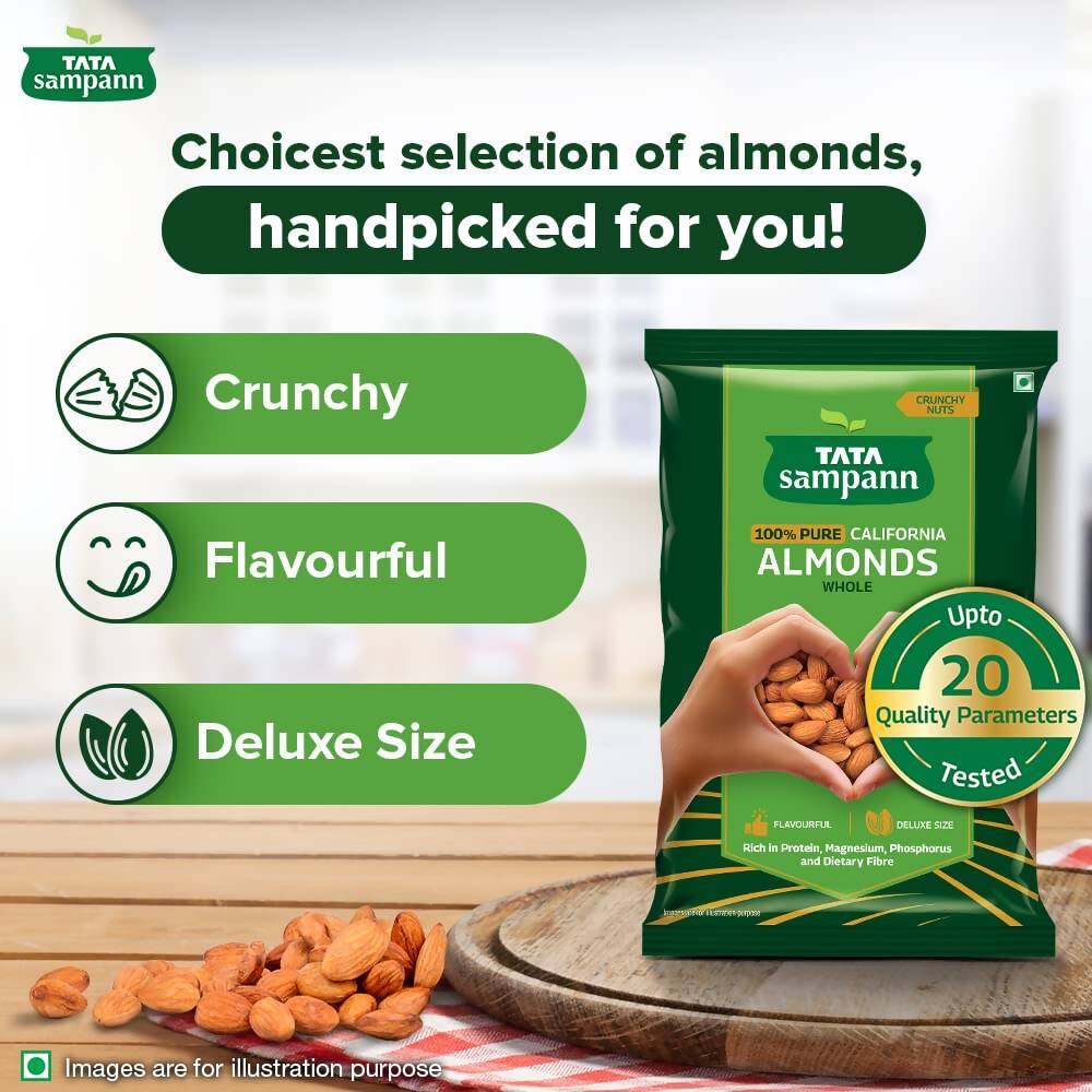 Tata Sampann Pure California Almonds - Distacart