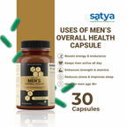 Satya Pharmaceuticals Men's Overall Health Capsules - Distacart