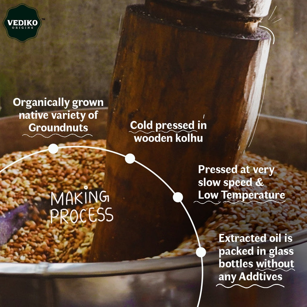 Vediko Origins Groundnut Oil
