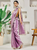 Fab Fashion Light Pink Ready to Wear Saree