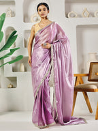 Fab Fashion Light Pink Ready to Wear Saree