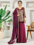 Fab Fashion Purple Crop Palazzo Set