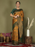 Shree Shyam Fashion Lichi Silk Yellow Saree - Distacart