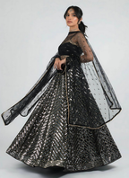 Lehenga Mart Designer Wedding Lehenga Choli For Women - Black