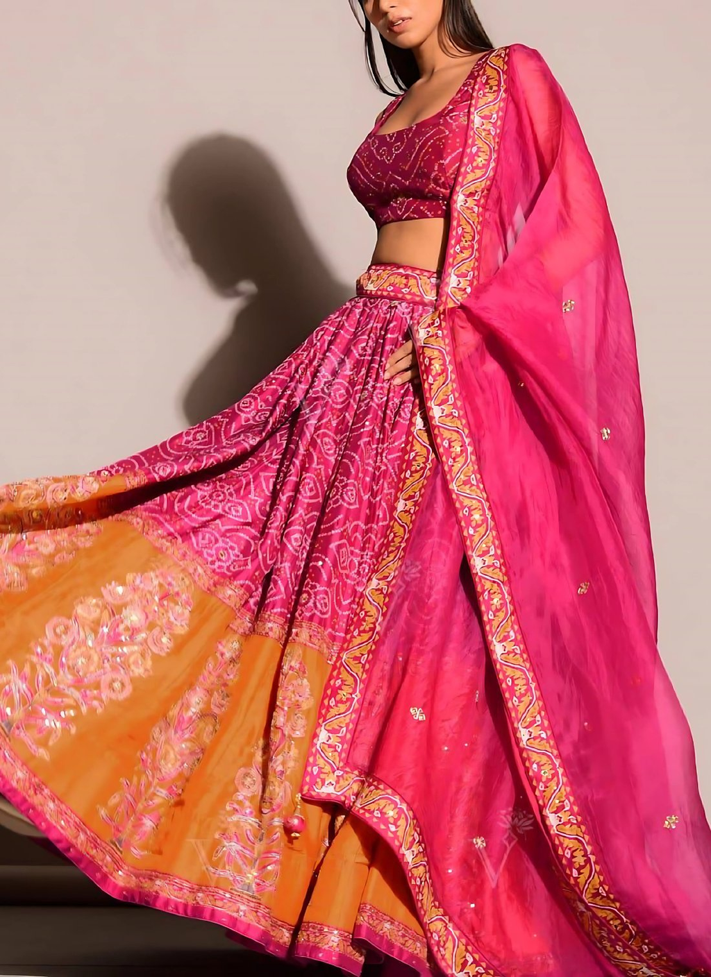 Lehenga Mart Designer Wedding Lehenga Choli For Women - Pink
