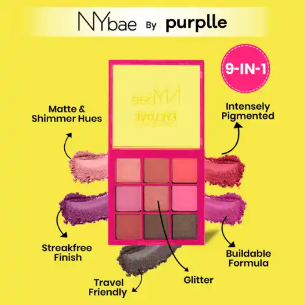 NY Bae Eye Love Eyeshadow Palette - Peppy Pinks 04