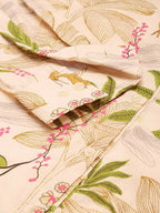 Beige Men Pure Cotton Relaxed Opaque Printed Casual Resort Shirt - Mahotsav