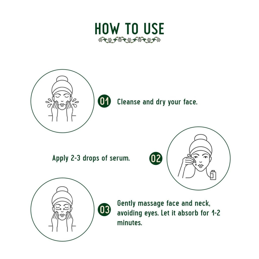 Avimee Herbal Niacinamide Face Serum For Acne Marks, Blemishes & Oil Balancing with Zinc