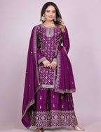 Lehenga Mart Designer Lehenga Suit for women - wine