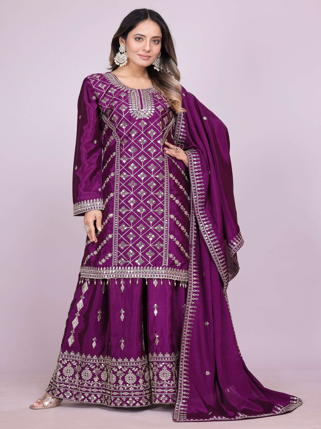 Lehenga Mart Designer Lehenga Suit for women - wine